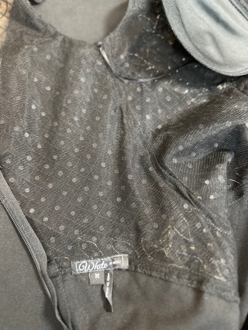 ビーズ刺繍 ブラック ナイトドレス