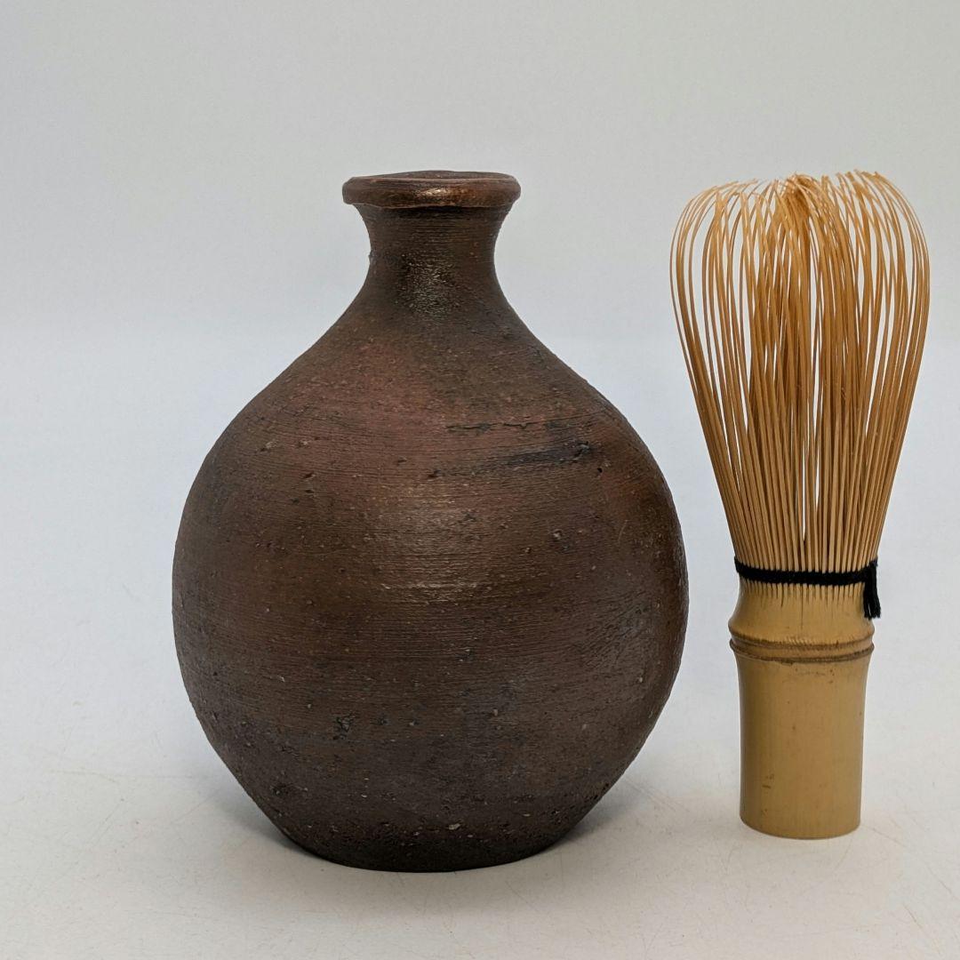 岡山県重要無形文化財 藤原建 備前焼 徳利 共箱 とっくり 酒器 食器