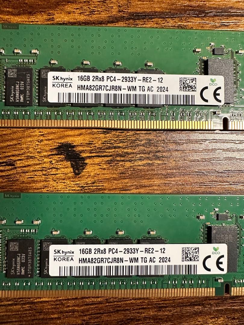 ド*ん様 SK Hynix 16GB DDR4 2933MHz メモリ 2枚32 ド*ん