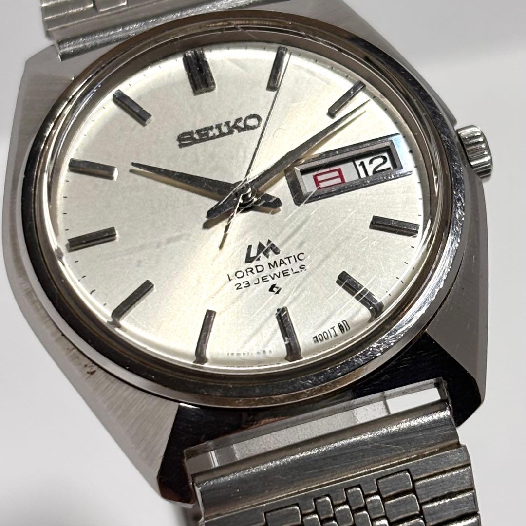 稼働 SEIKO LM ヴィンテージウォッチ 23石 自動巻き ボーイズ 腕時計