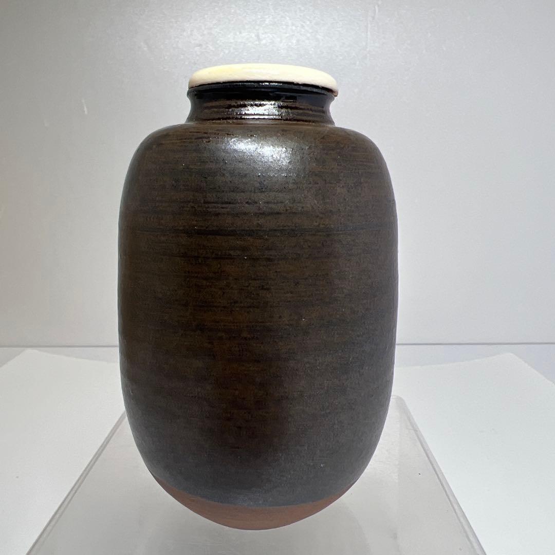 ☆茶3 平安 笹田仁史 在中庵肩衛写 茶入 共箱 h10.5cm - メルカリ