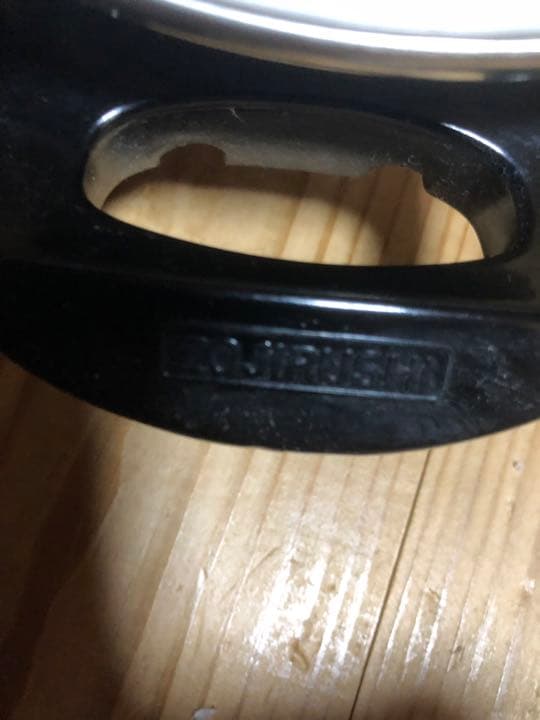 美品！なんでも鑑定団！昭和レトロ ホーロー鍋 花柄 象印 両手鍋