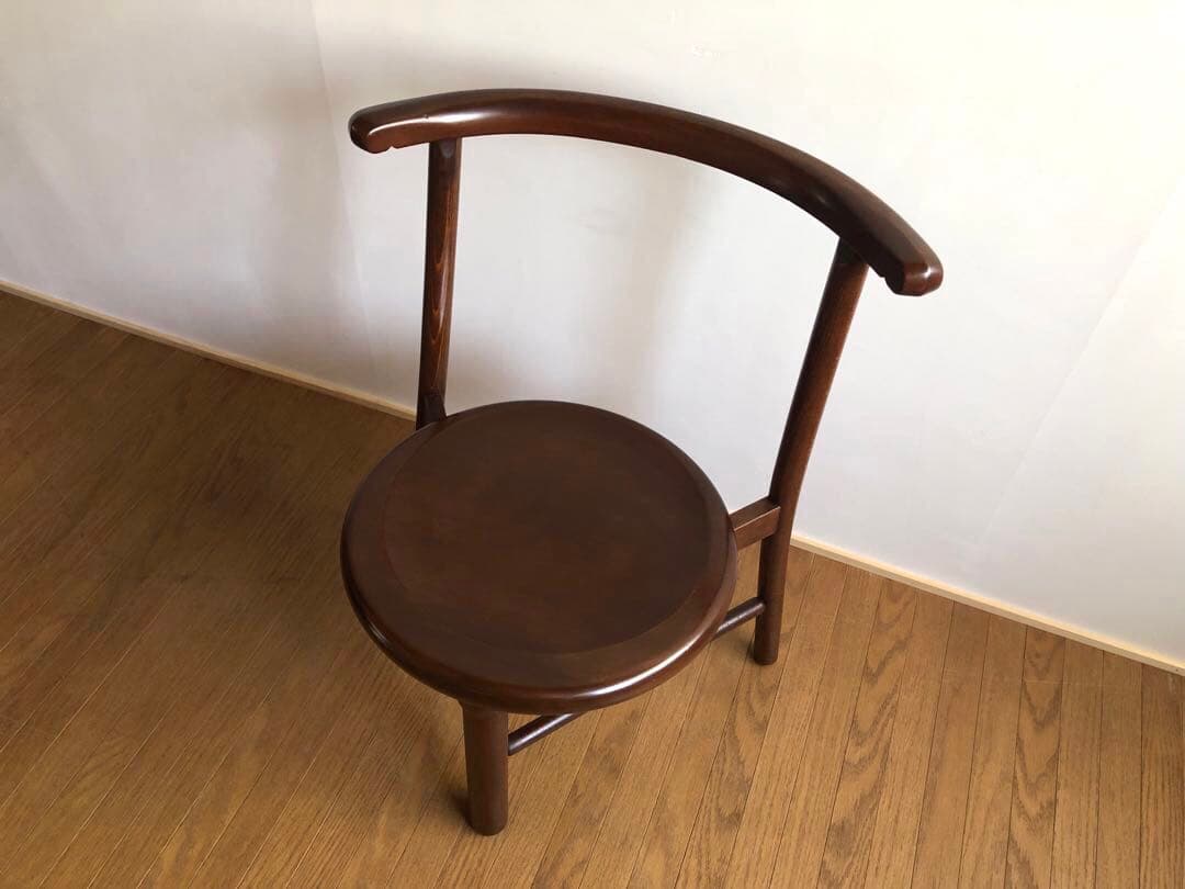 吉田璋也 三脚椅子 希少民芸家具 河井寛次郎 辰巳木工 柳宗悦