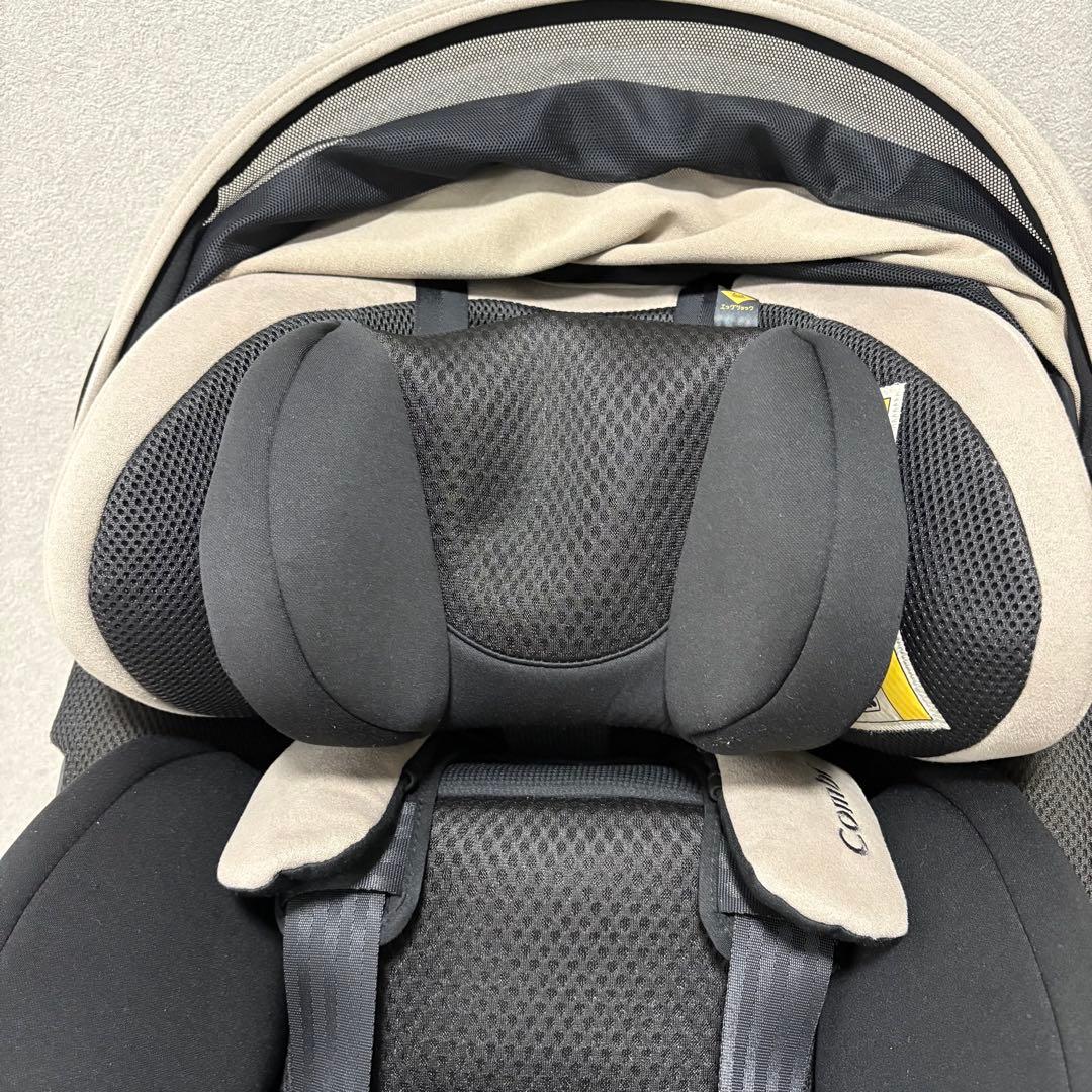 【美品】　Combi THE S ZC-750 グレージュ　ISOFIX 取説付