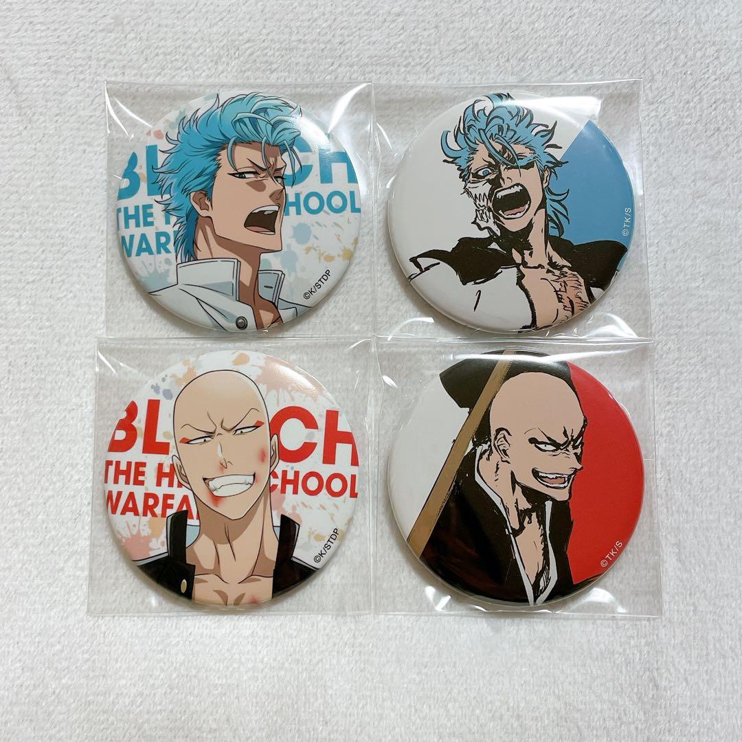 BLEACH グリムジョー 斑目一角 缶バッジ 4つ - メルカリ