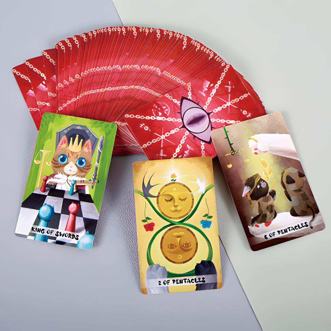 正規品タロットカード】ネコだらけ✨可愛くファンタジーな猫たちの王国