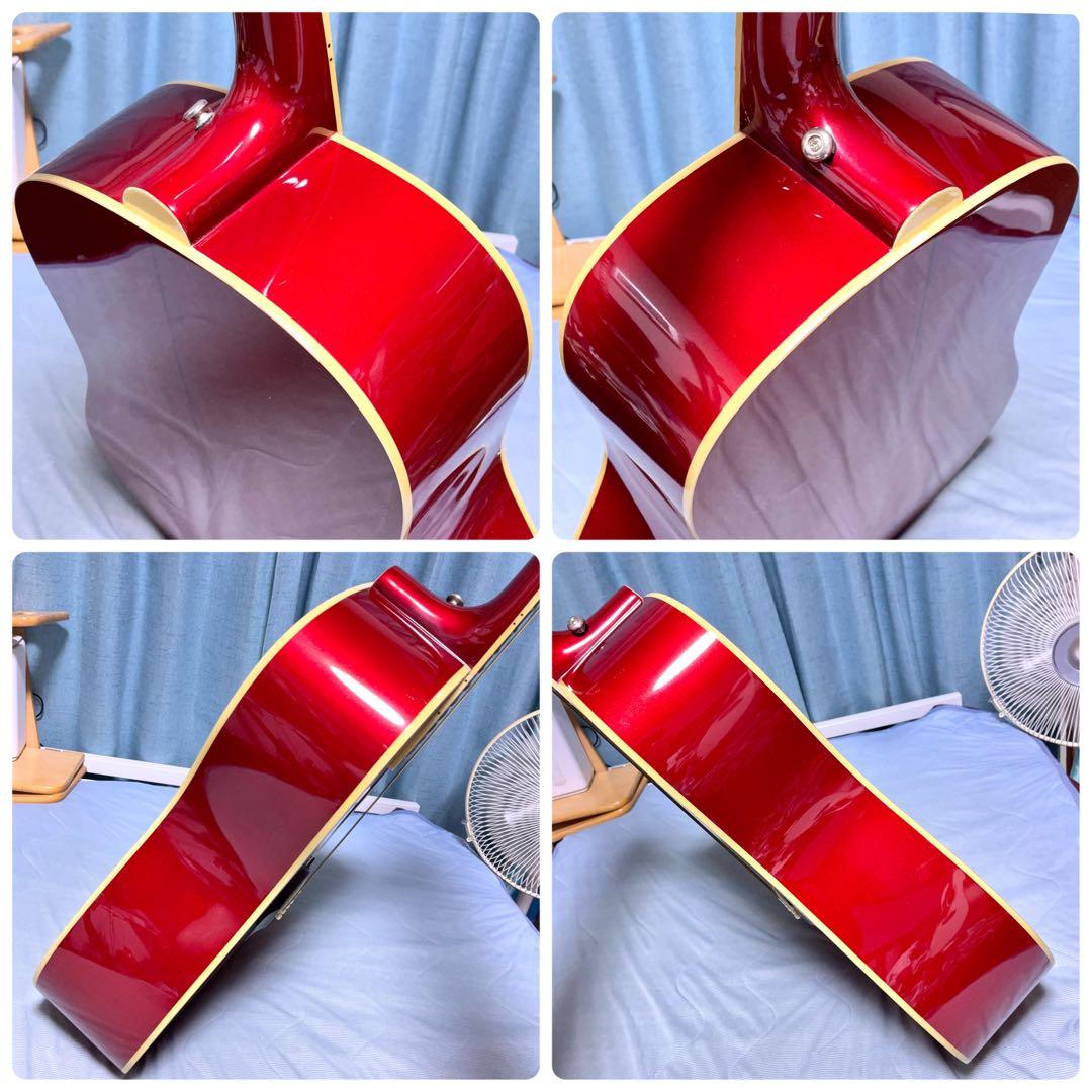 牛骨☆ギブソン直系】Epiphone☆EJ-45S赤【弾き易く調整☆新品弦】