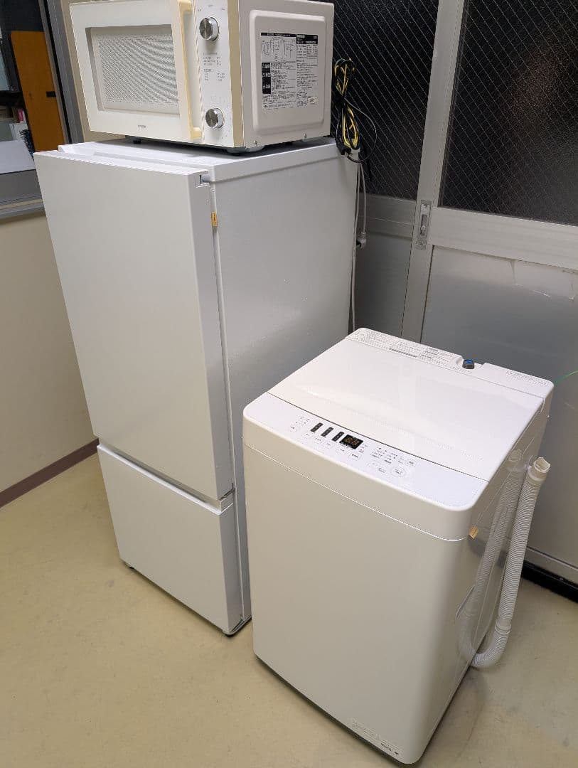 中古美品2022年製冷蔵庫洗濯機電子レンジ※一部地域配送設置無料その他地域相談可