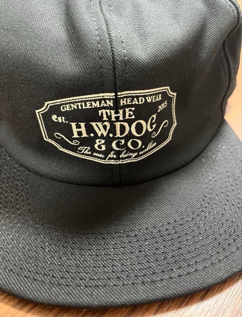 完売品H.W.DOG & CO. ブラック トラッカーキャップ サイズ40 - メルカリ