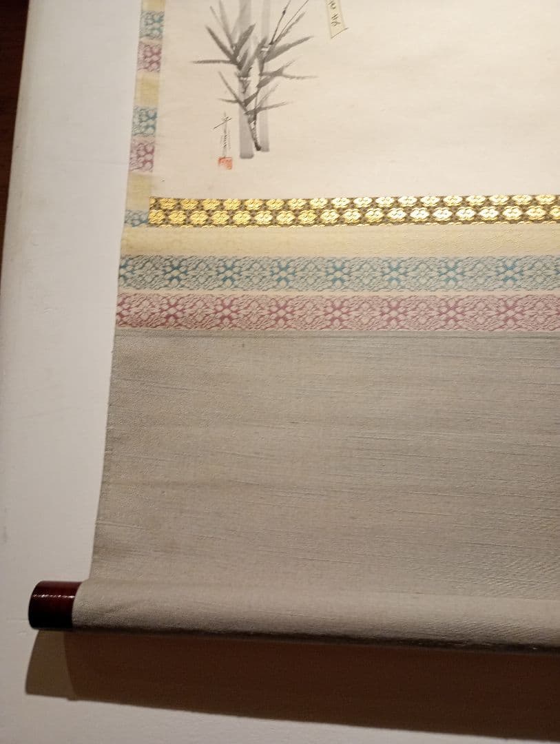 茶道具】前大徳寺 大橋香林筆 「七夕銀河生清涼」七夕画賛 軸C112