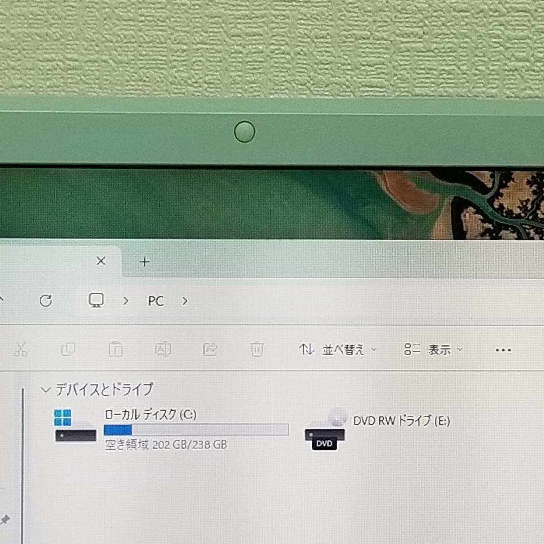 新品SSD Win11 i3搭載 レアカラー ノートPC NEC(E2148)