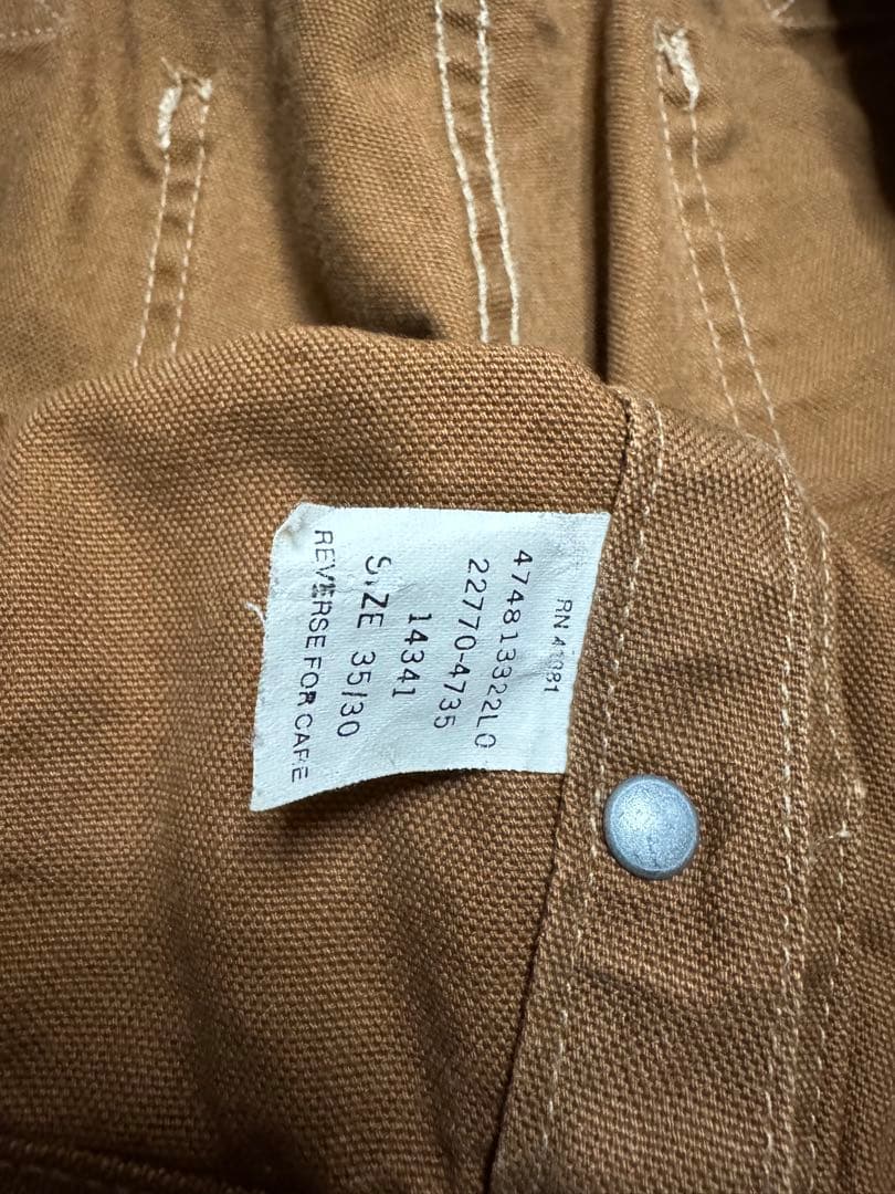 RRL 三つ星タグ ブラウンダック ワークパンツ madeinUSA