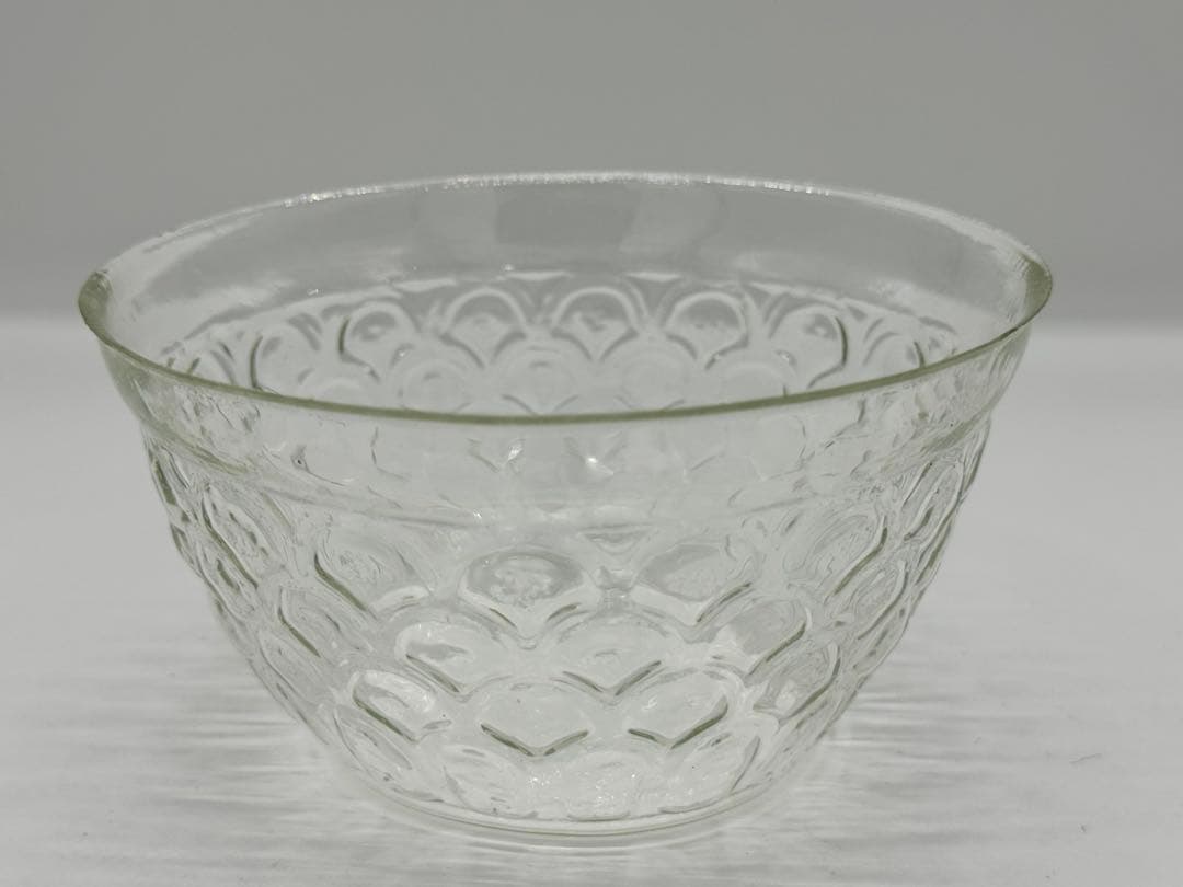 江戸時代 型吹きガラス蓋碗 江戸ガラス 鉛ガラスの通販はau PAY