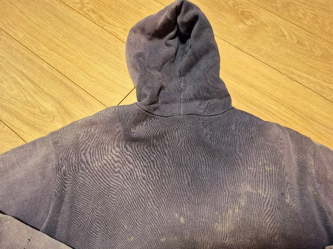 ヴィンテージ　ナス紺　裏サーマル　フルジップパーカー　60s　70s　セパポケ