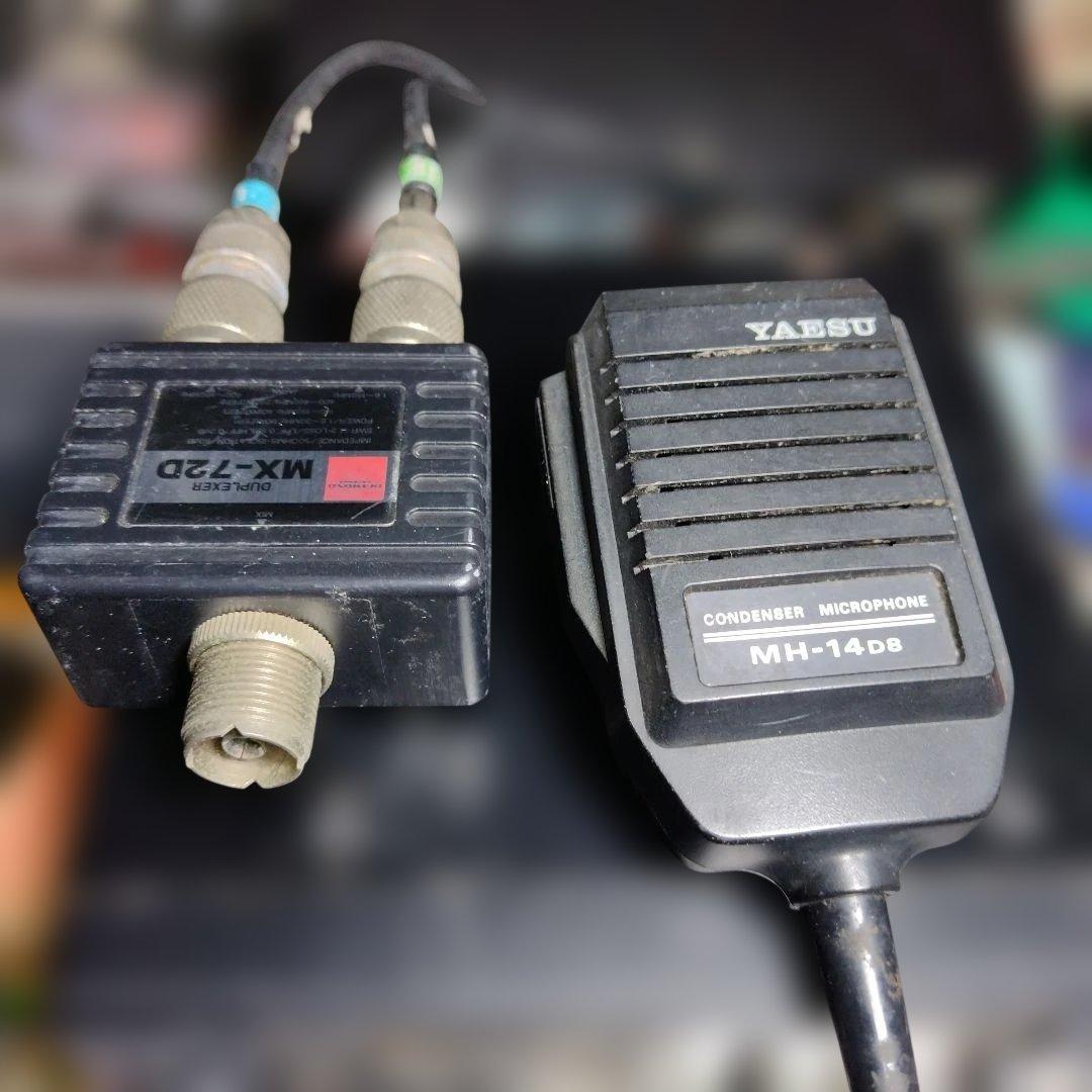 YAESU FT-4700 ツインバンドマイク、コード、デュプレクサー