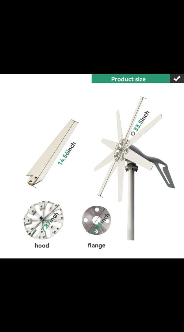 12v2000w 風力発電機 8枚羽根 車用インバーターのおすすめ人気