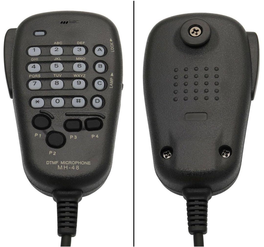 DTMFハンドヘルドマイク MH-48 6ピンスピーカーマイク N11061