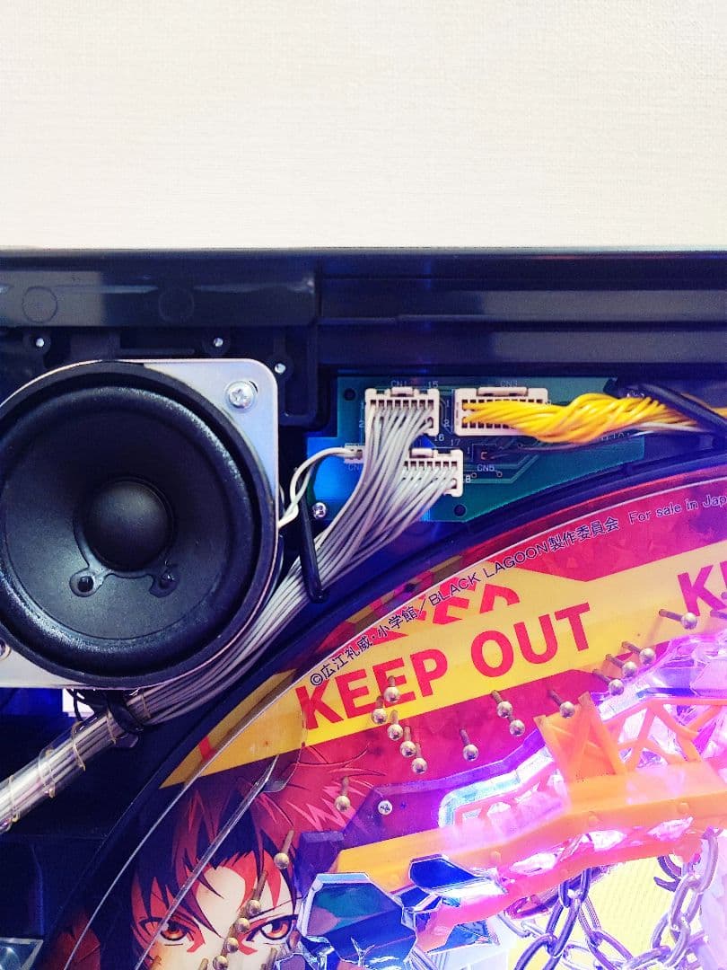 CRブラックラグーンFTX 家庭用改造済 パチンコ実機 たのメル便発送 不具合