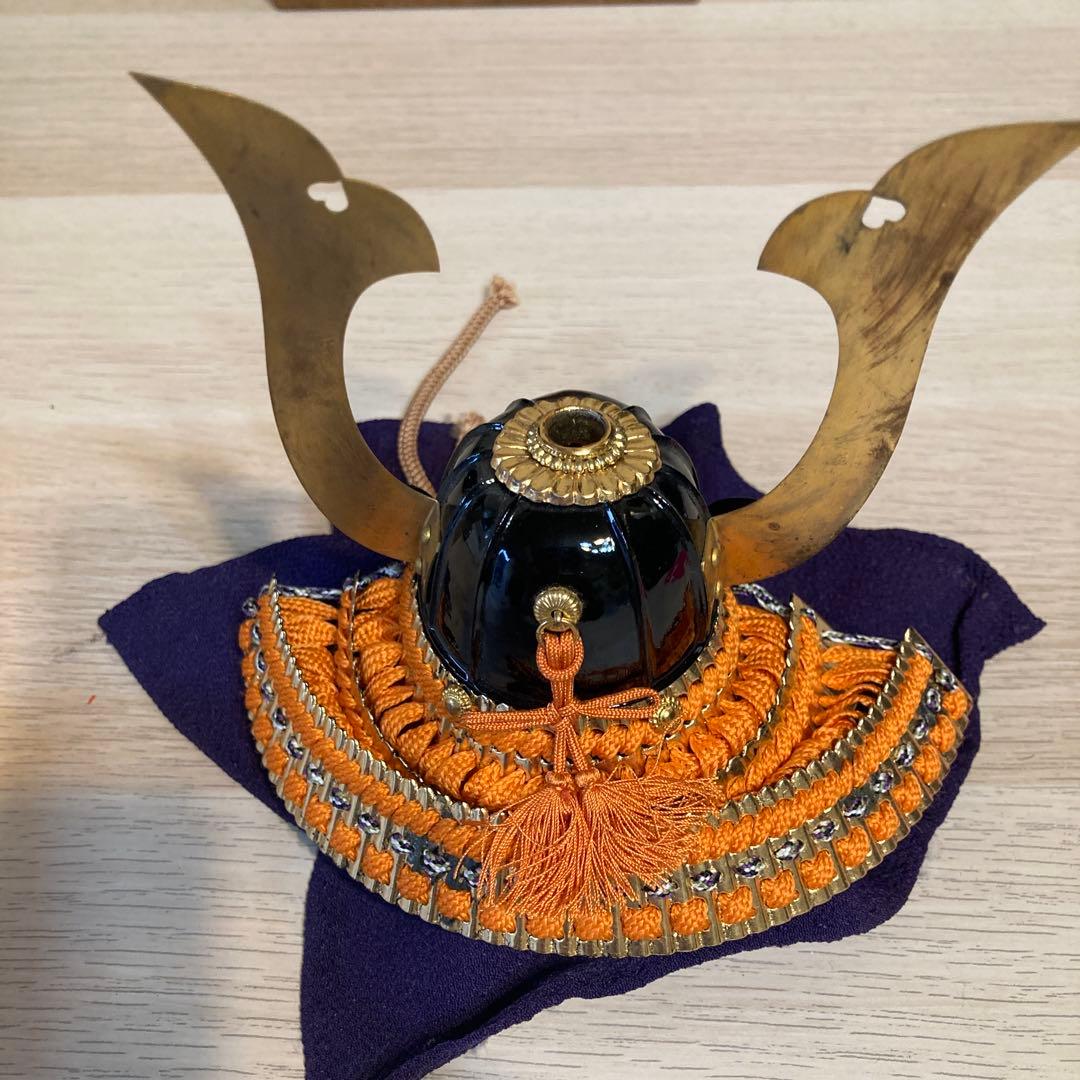 名工 甲冑師 加藤一冑 作 ミニチュア 兜 徳川光圀公 鍬形脇立兜 - メルカリ