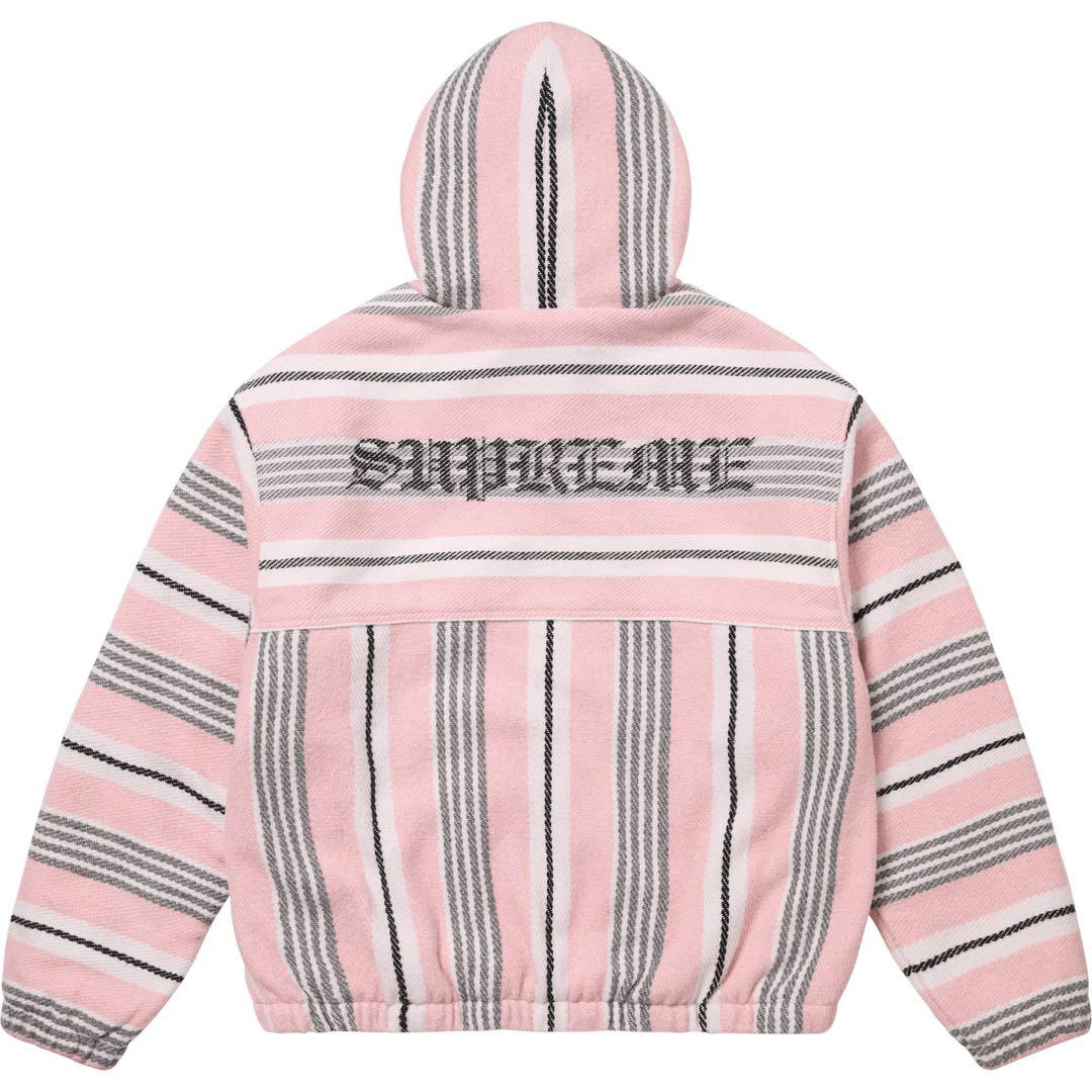 ジャケット・アウター Supreme Woven Stripe Hooded Jacket