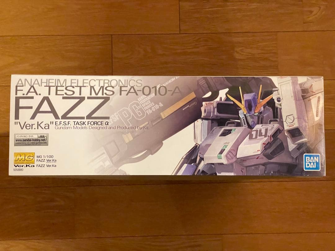 【新品未開封】バンダイ MG 1/100 FAZZ Ver.Ka