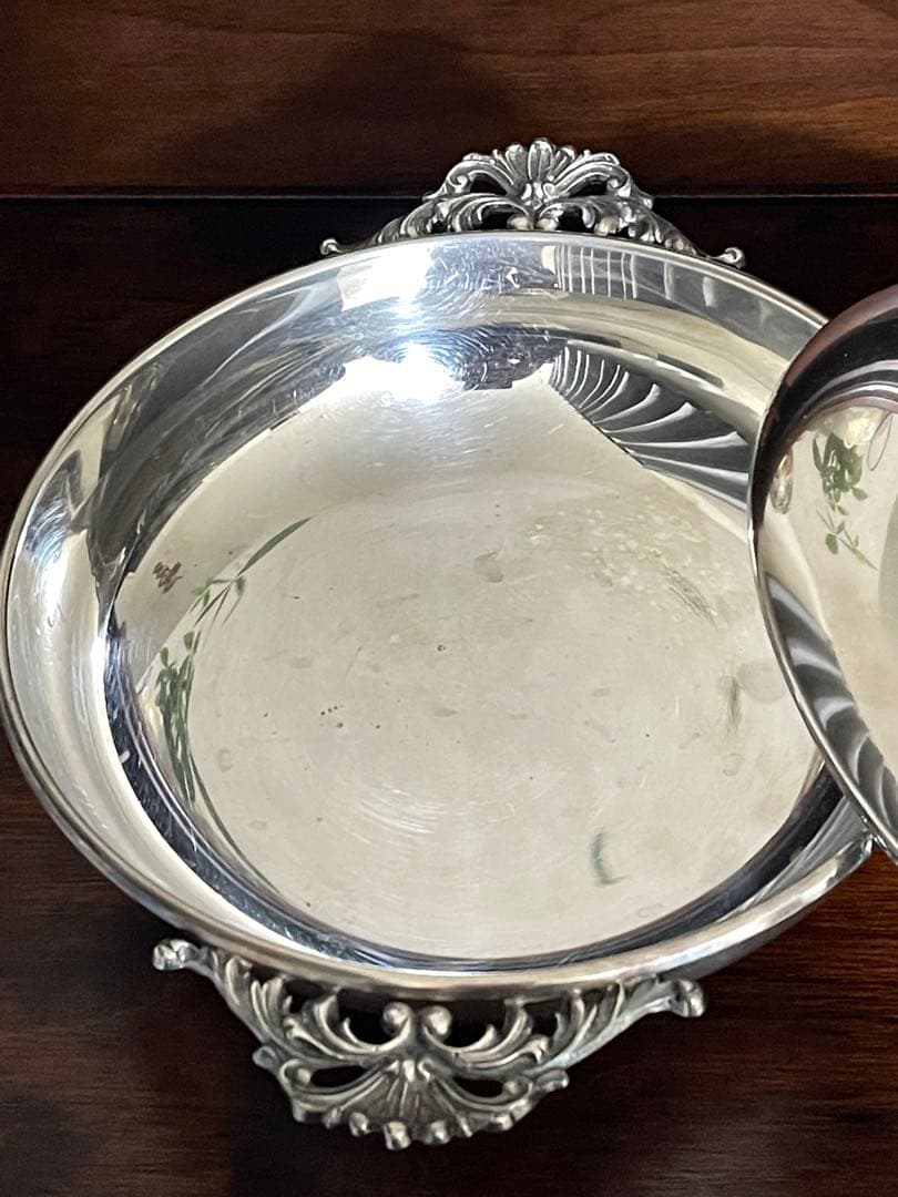 希少　アンティーク銀器　インテリア　昭和レトロ　置物