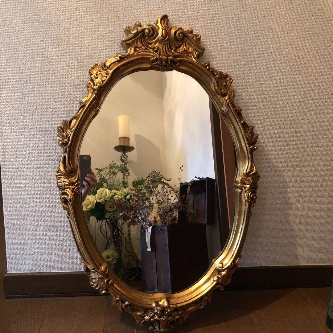 Hiziki様 アンティークミラー アンティーク調鏡 特大サイズ ギリシャ