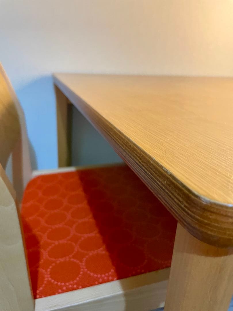 e*u様 グッドデザイン賞【天童木工】ブックテーブル木製机/USED