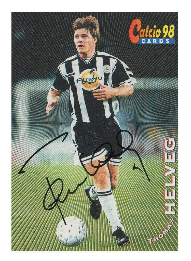 直筆サイン入り写真 トーマス・ヘルヴェグ ウディネーゼ・カルチョ /SA