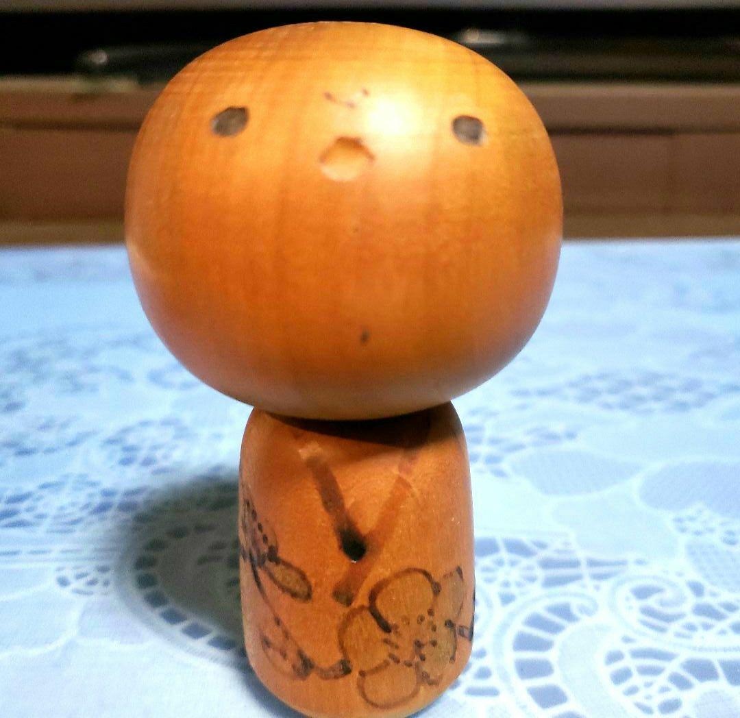 こけし4個　村上けん一作品サイン入り他