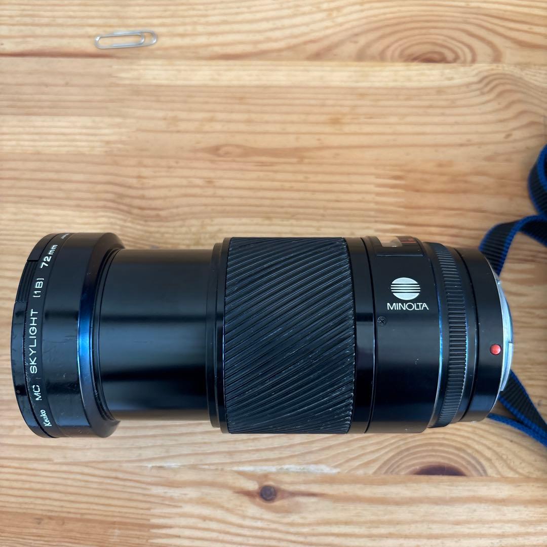 ミノルタa -7000 フィルムカメラ　ストロボ 説明書　フィルム付き