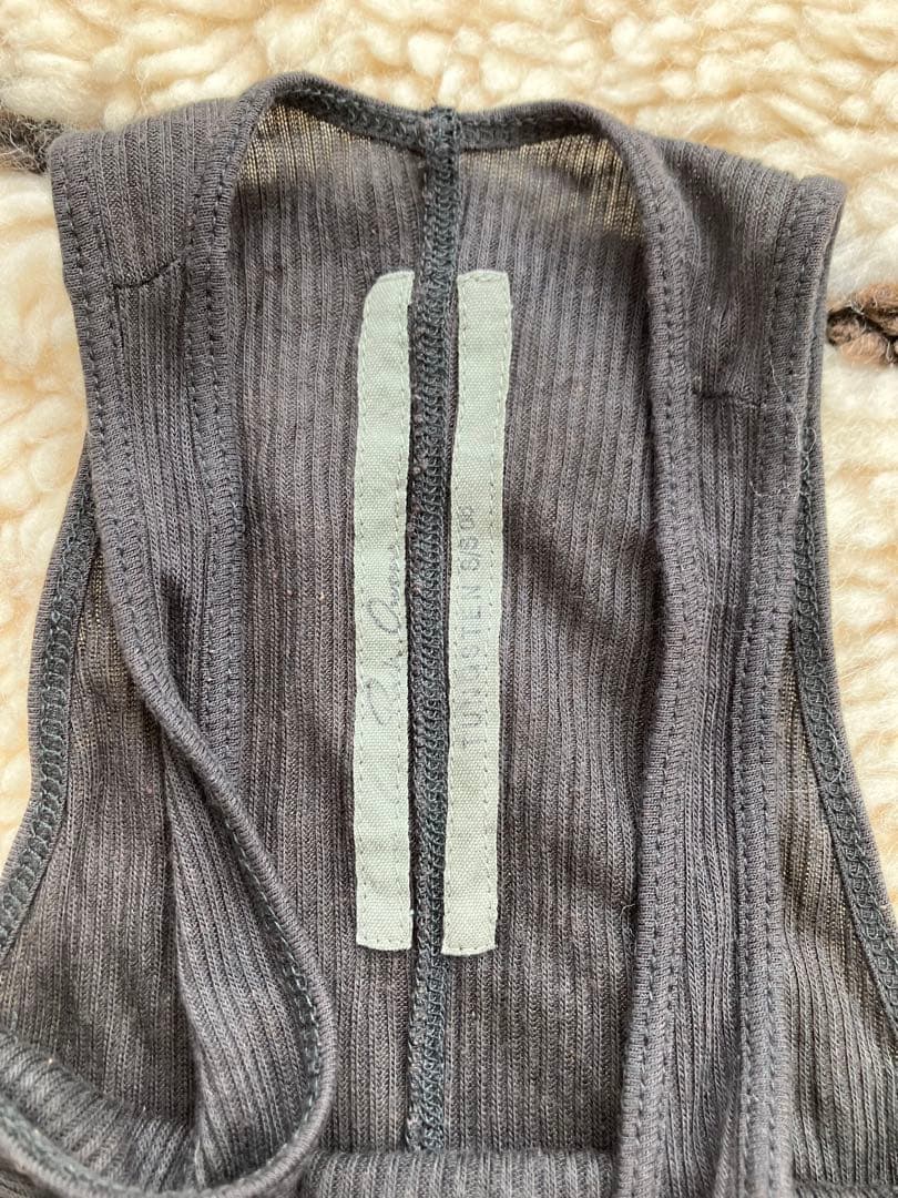 リックオウエンスTUNGSTEN 2006SS タンクトップ - トップス