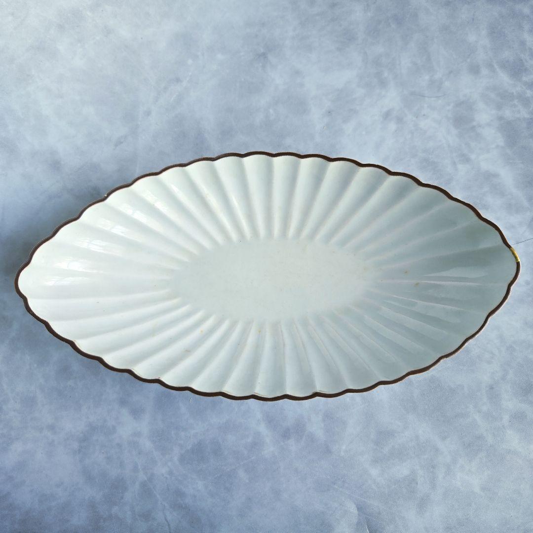 古伊万里 白磁 菊花深皿 江戸時代 染付 柿右衛門 金直し 金継ぎ