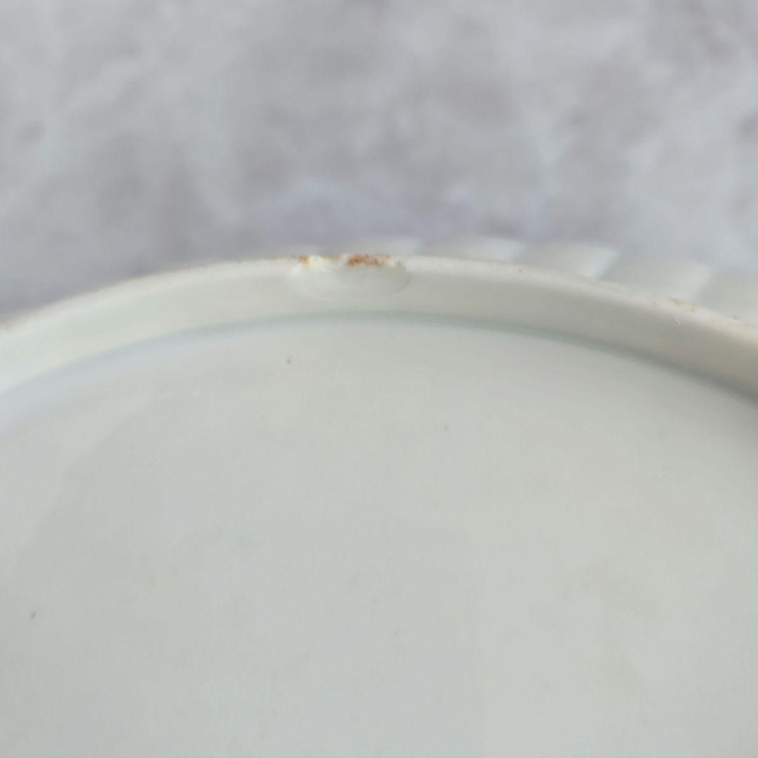 古伊万里 白磁 菊花深皿 江戸時代 染付 柿右衛門 金直し 金継ぎ