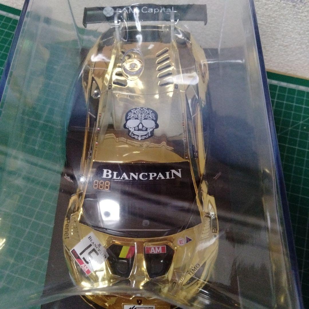 タ*コ様 GLレーシング製 ミニッツボディ ランボルギーニ ウラカン ゴールドメ