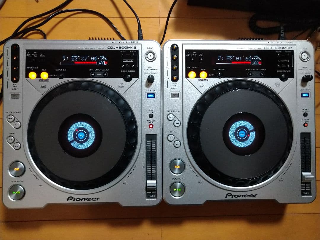 Pioneer CDJ-800MK2×2台セット 動作確認済み 送料込み C999