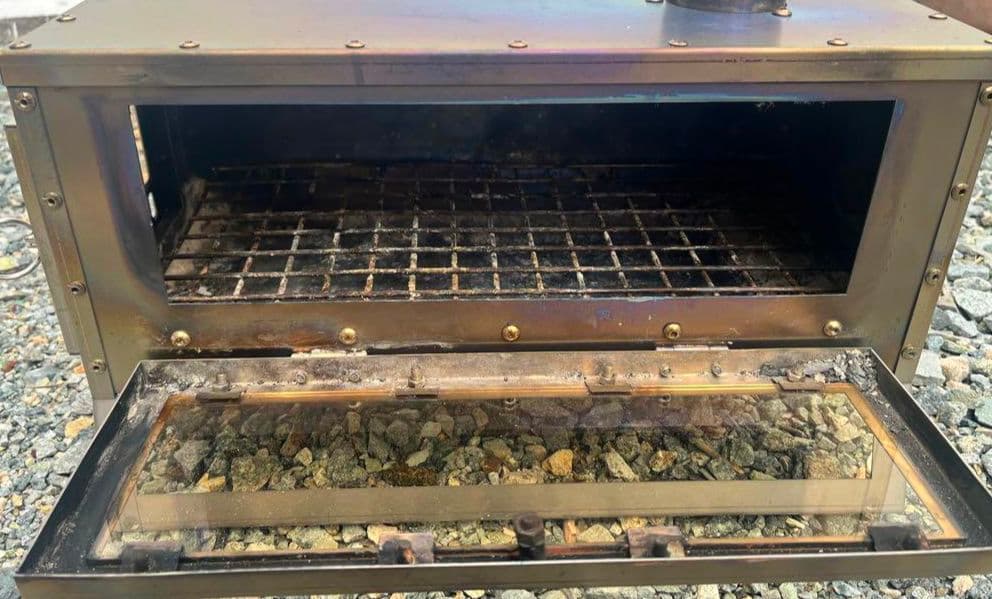 廃盤　ZIVEストーブ　zivetalian チタン製　軍幕