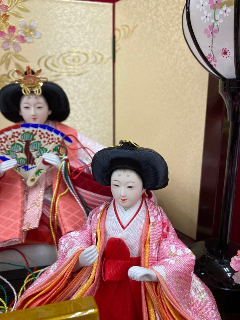 東京久月作　収納型2人飾り