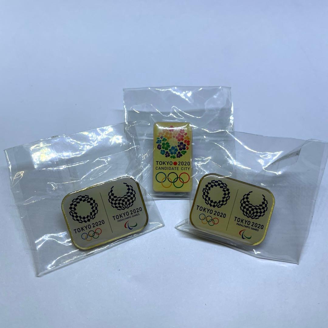 東京2020オリンピック・パラリンピック ピンバッジ 3個セット - メルカリ