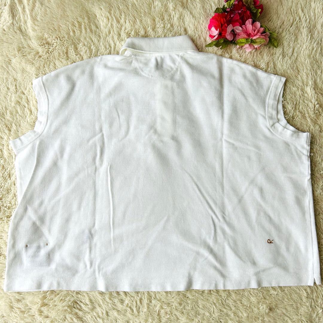 完売品✨45R カノコのMキャミポロ 現行 コットン100% 白 Free