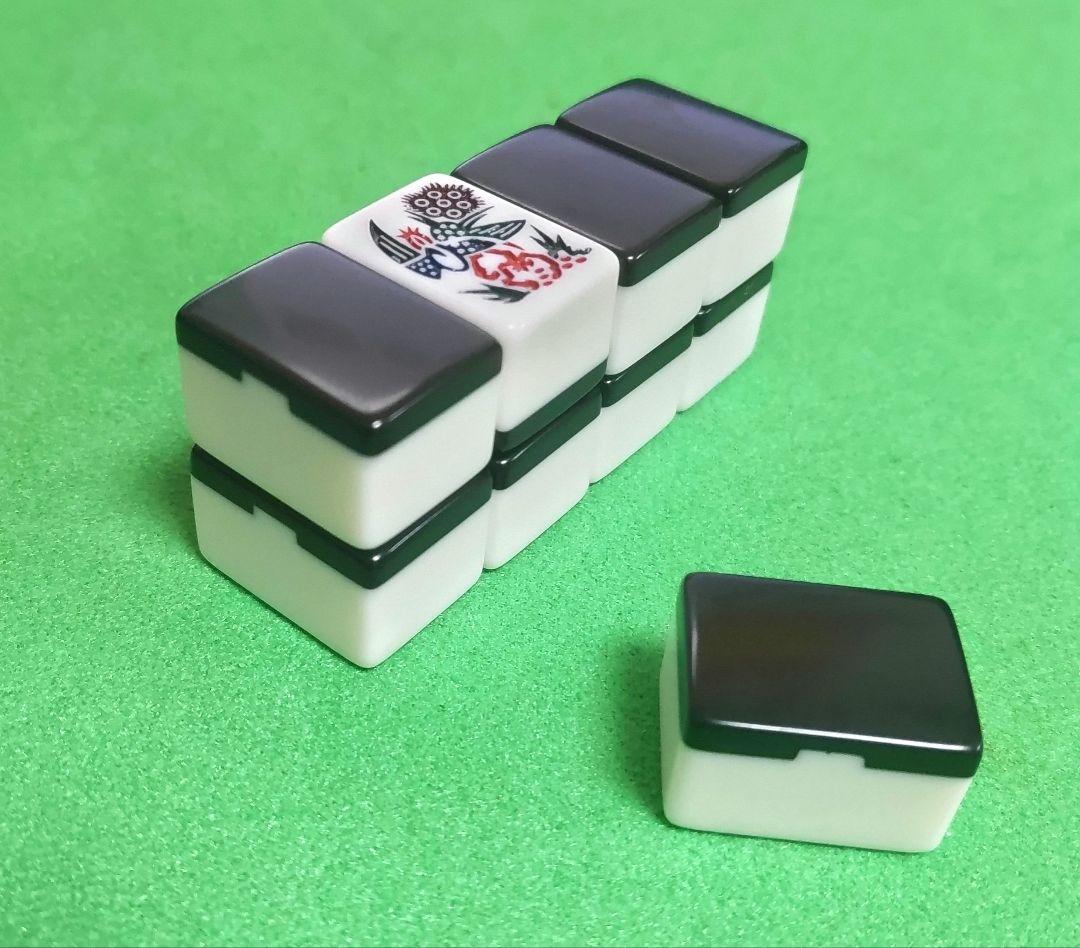 ☆希少☆背黒☆ ミズノ丸一「ゆり」麻雀牌（MVC印）