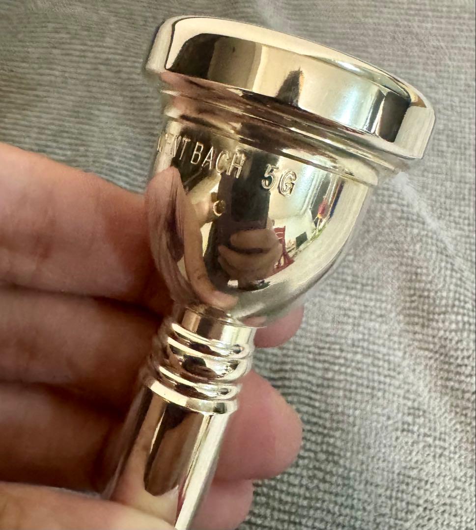 栗さん　Bach 5Gトロンボーン(ユーフォニアム)マウスピース 太管用