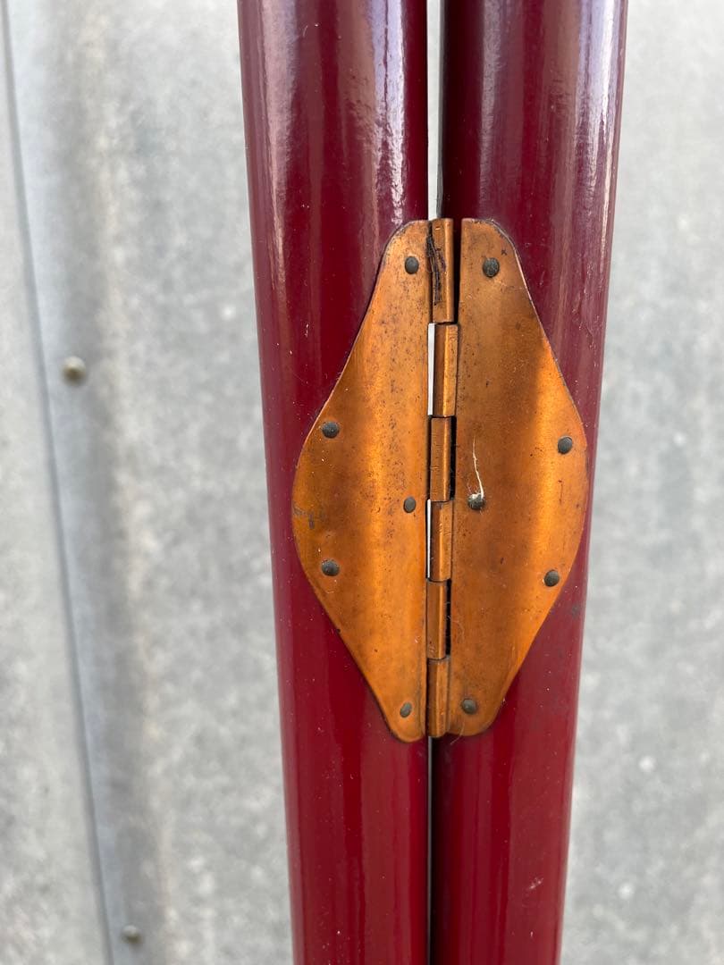 稀少/古道具/当時物/無垢材/木製/衣紋掛け/衣桁/着物掛け/金