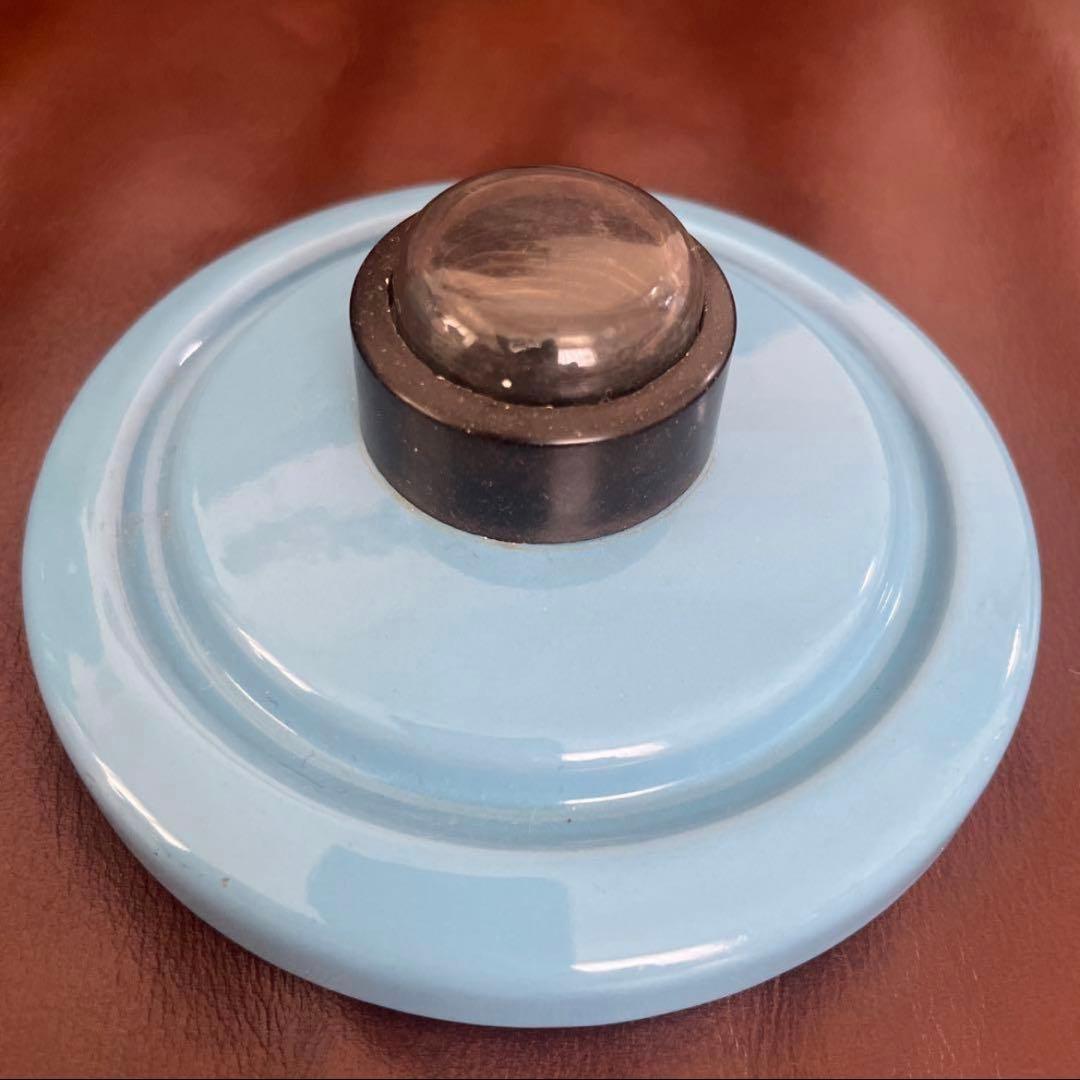 ヌルメスニエミ 水色 ポット ビンテージ アンティーク 北欧 かもめ食堂