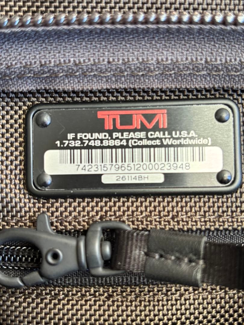 未使用品訳ありTUMI トゥミ　ビジネスバッグ ブラウン　2Way