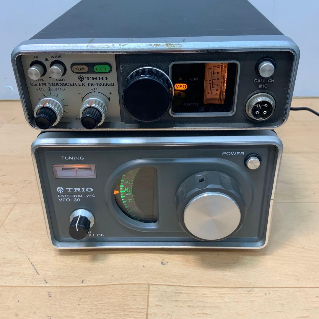 TRIO無線機＆外付けVFO TR-7200II&VFO-30