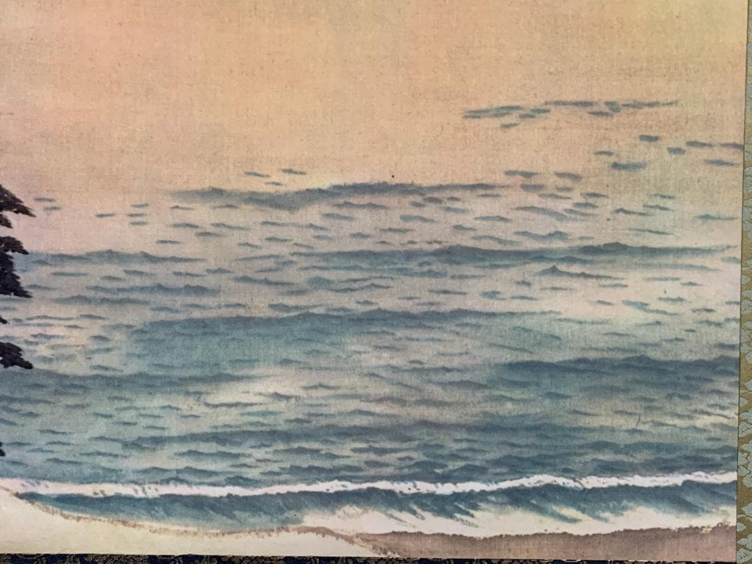 真作 田口雅巳『雪の竜口寺』水彩画 直筆 原画 共シール 落款完備 額装