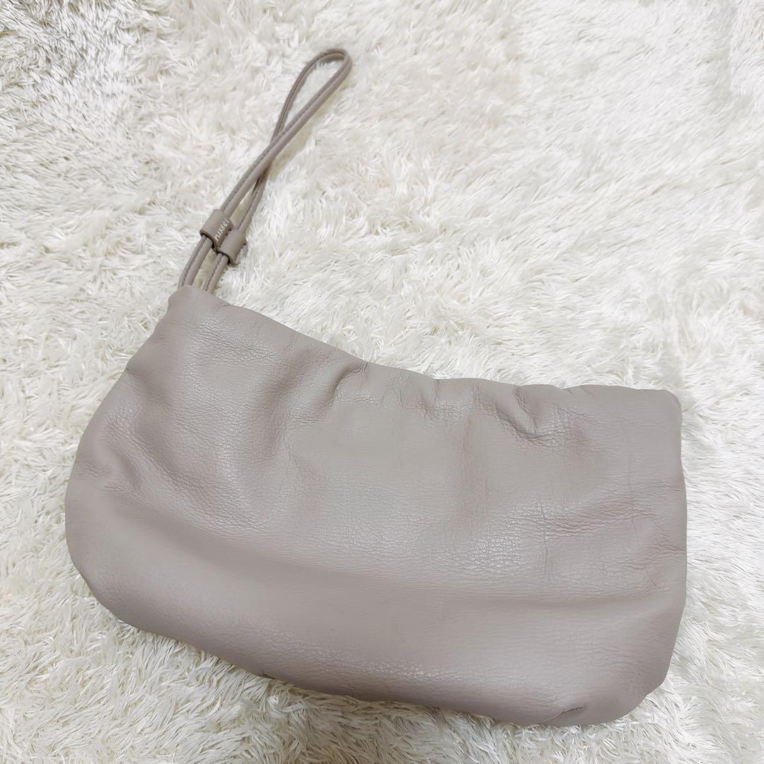 未使用✨ラシット　4way ショルダーバッグ 巾着 グレージュ［chi企画］