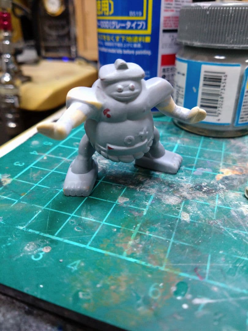 ミニロボダッチ スモウロボ、タマゴロー、ドラタロー3点セット(土台