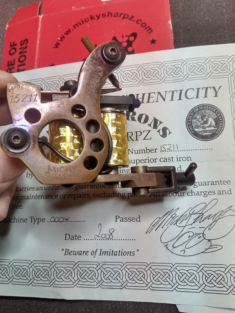 タトゥーマシン セット ミッキーシャープス マイクロダイヤル ポール